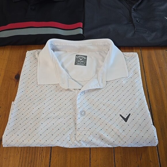mens callaway golf shirt large Lot Of 3 - Picture 2 of 16